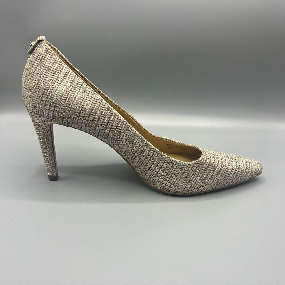 Michael Michael Kors Alina Flex Glitter Pumps Heels - Picture 2 of 7